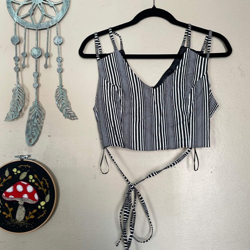 Striped Crop Top